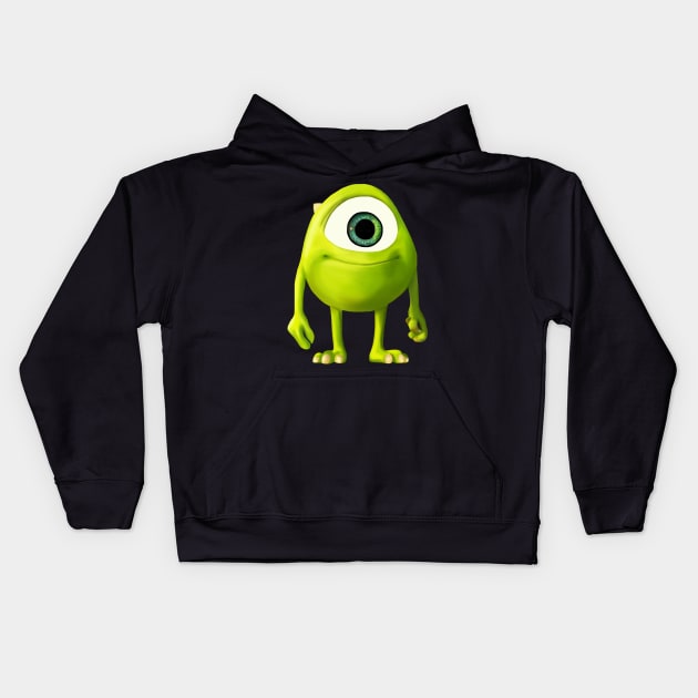 Baby Mike Wazowski Kids Hoodie by sparkling-in-silence